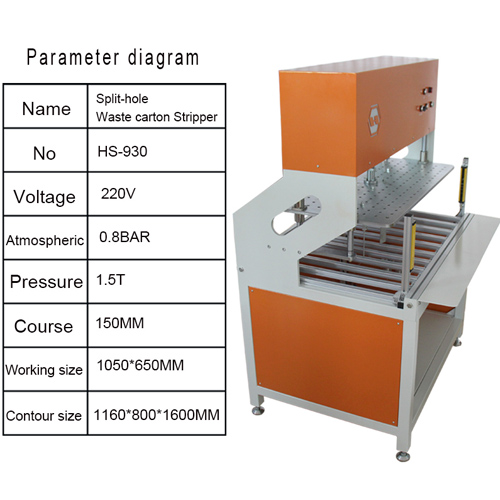 Inner hole waste stripping machine