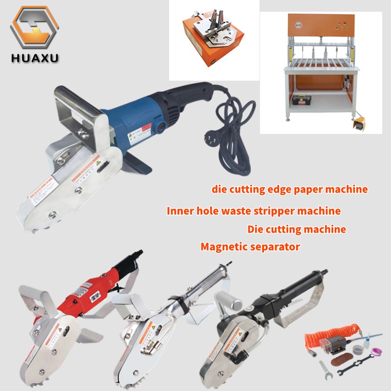 Manual waste stripping and die-cutting waste stripping machines are two common waste disposal methods